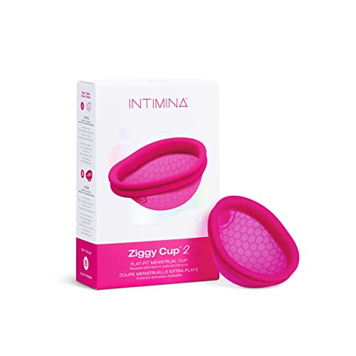 Intimina Ziggy Cup 2 ExtraThin Reusable Menstrual Disc Menstrual Cup with Flatfit Design Menstrual Cups Ring Period Products Size B - Image 1